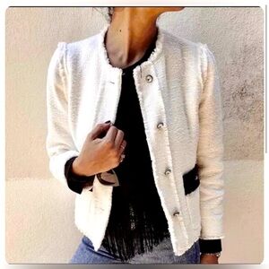 Zara Bouclé Blazer